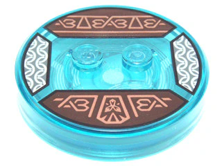 Dimensions Toy Tag  -- Gimli  - with Copper Borders and Symbols Pattern