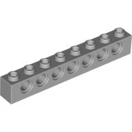 Brick, Technic, 1 x 8 with Holes - Image 3