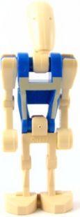 Battle Droid Pilot with Blue Torso with Tan Insignia