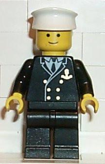 Boat Admiral with Gold Anchor Pattern
