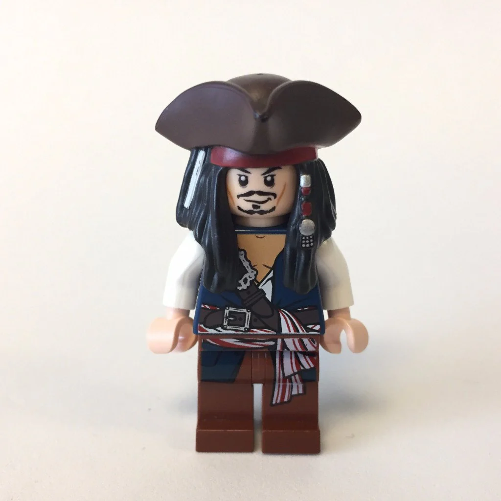 Captain Jack Sparrow with Tricorne and Blue Vest
