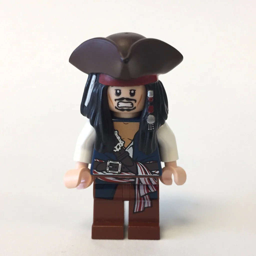 Captain Jack Sparrow with Tricorne and Blue Vest - Image 2