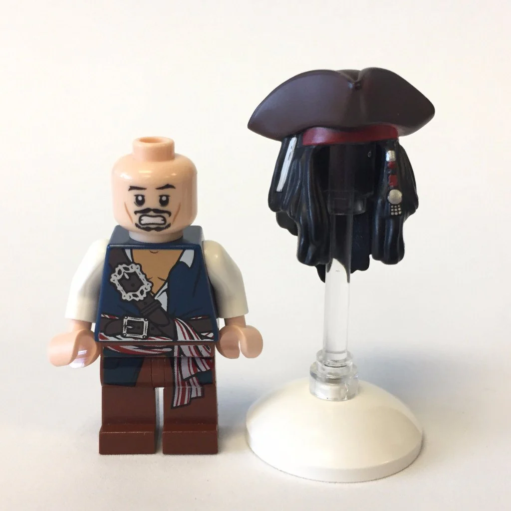 Captain Jack Sparrow with Tricorne and Blue Vest - Image 3