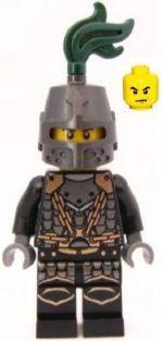 Kingdoms - Dragon Knight Scale Mail with Chains, Helmet Closed, Scowl