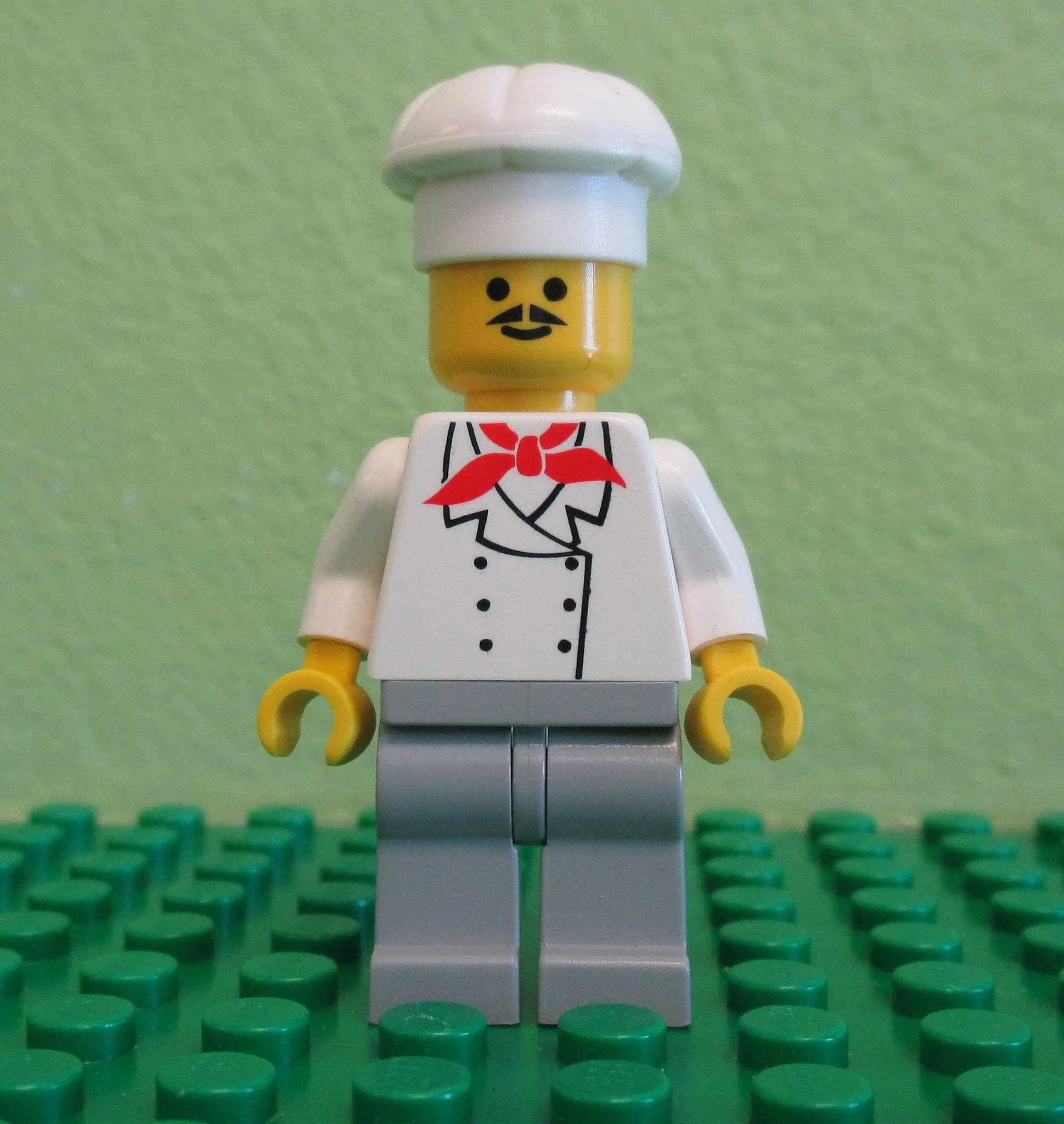 Chef - Light Bluish Gray Legs, Moustache