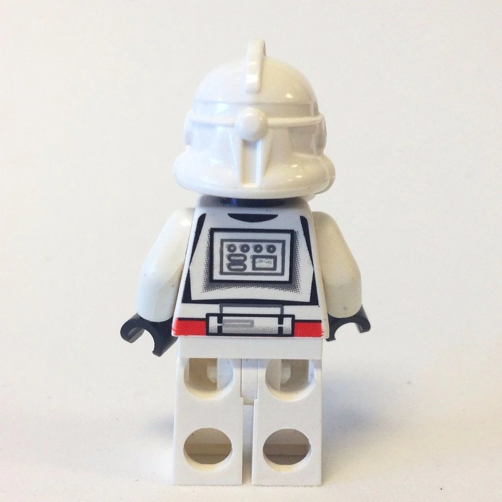 Clone Trooper Ep.3, Red Markings, White Hips 'Shock Trooper' (7671) - Image 3