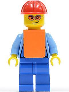 Lumberjack with Orange Vest