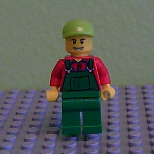Overalls Farmer Green, Lime Short Bill Cap