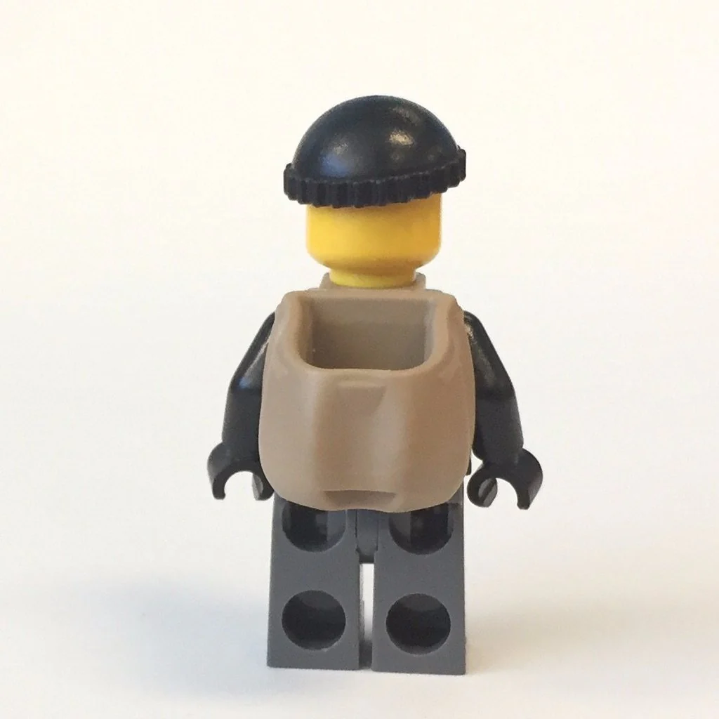 Police - City Bandit Male with Black Stubble and Backpack - Image 2