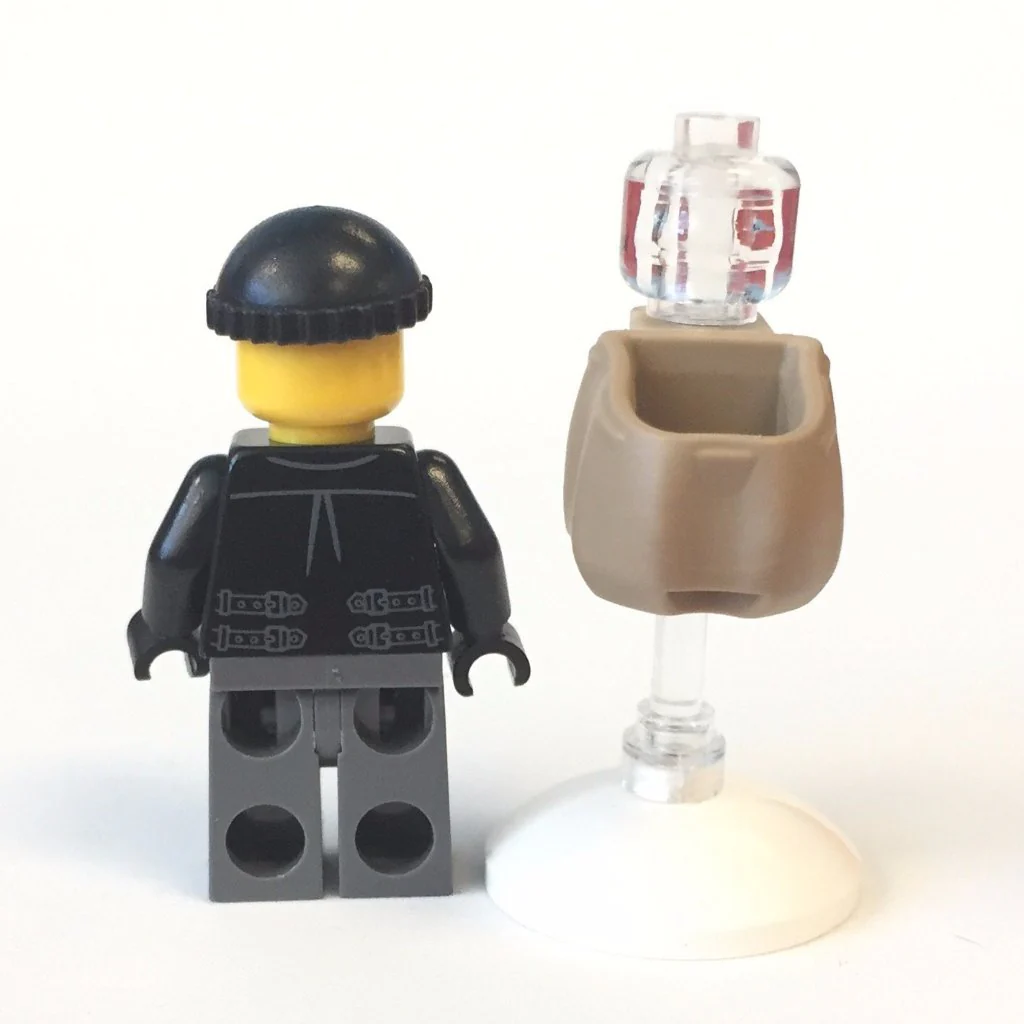 Police - City Bandit Male with Black Stubble and Backpack - Image 3