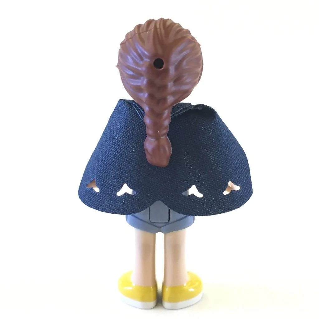 Emily Jones, Sand Blue Shorts - with Cape - Image 2