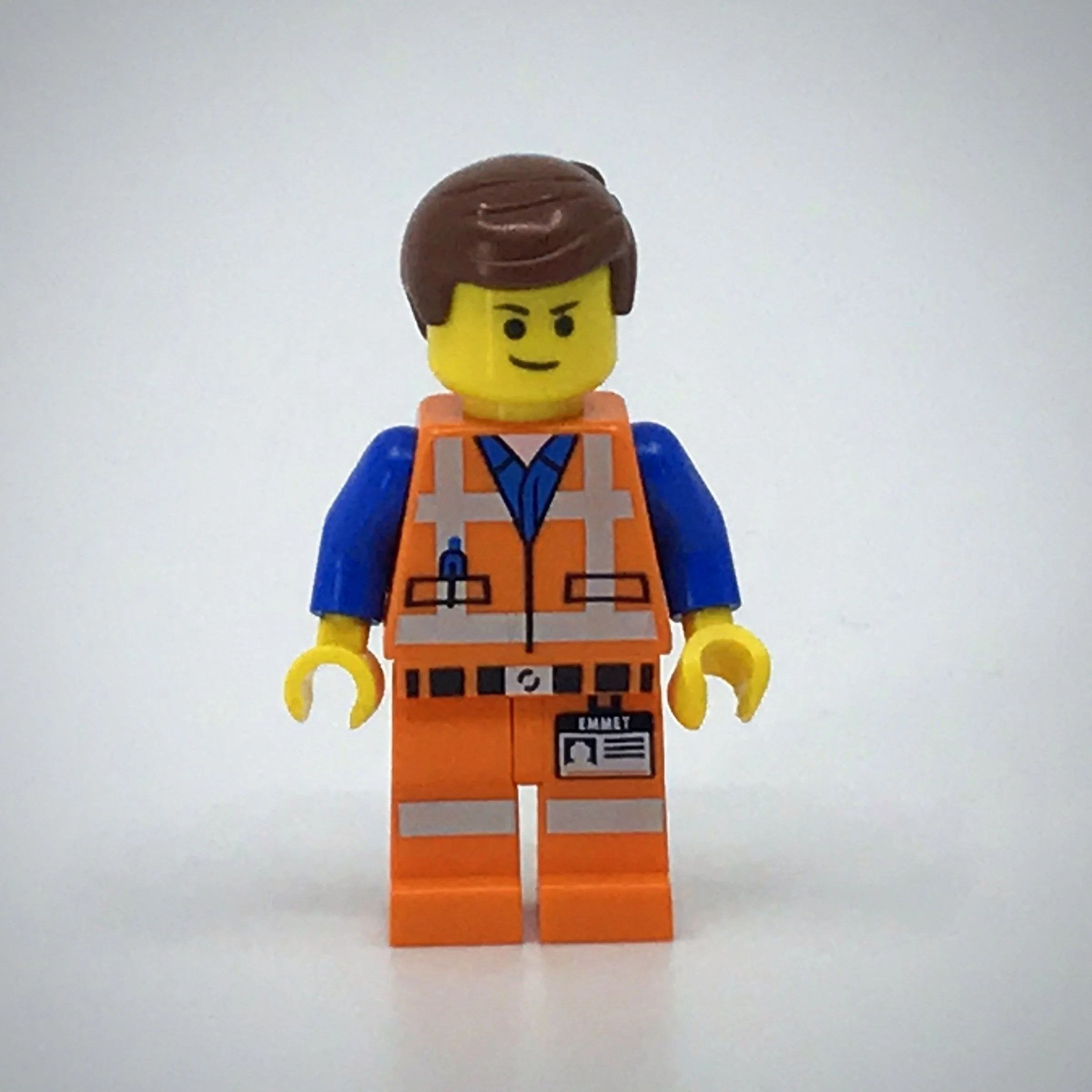 Emmet - Lopsided Closed Mouth Smile, Without Piece of Resistance