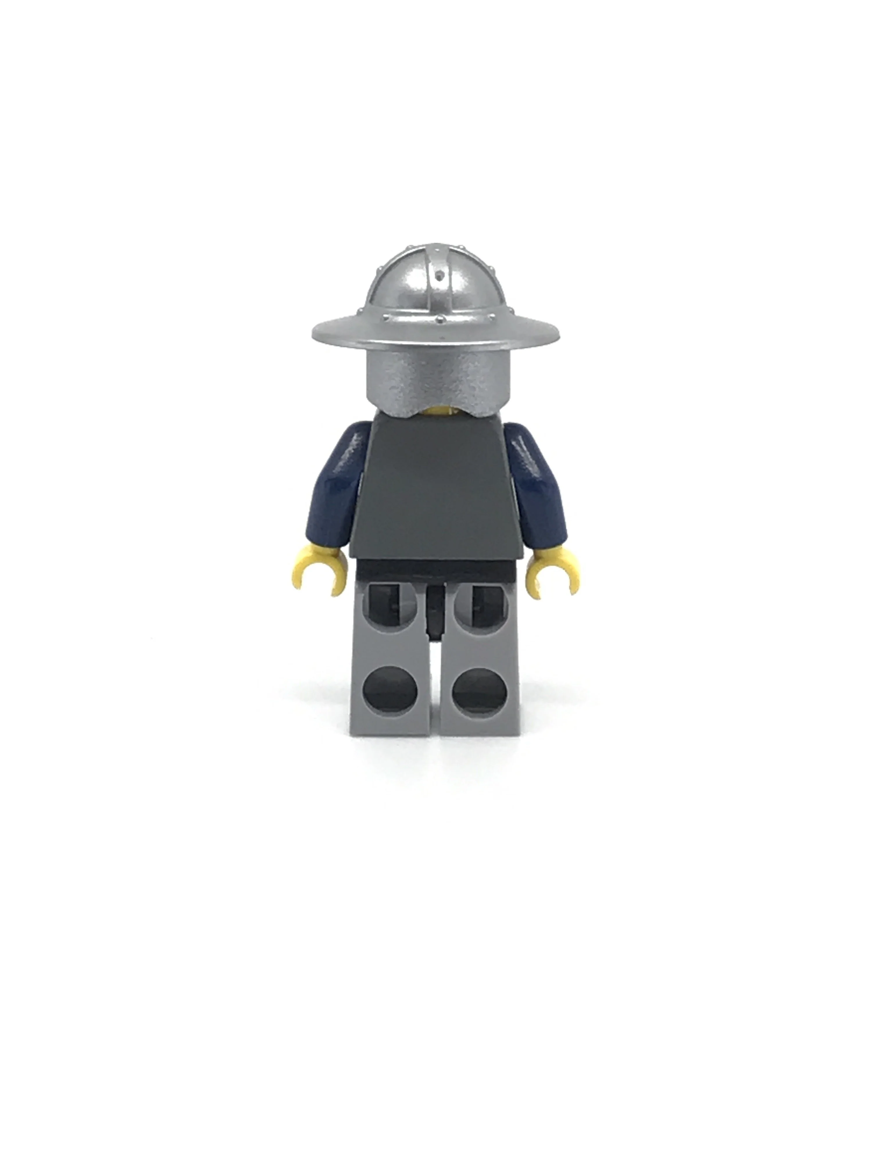 Fantasy Era - Crown Knight Scale Mail with Chest Strap, Helmet with Broad Brim, Curly Eyebrows and Goatee - Image 2