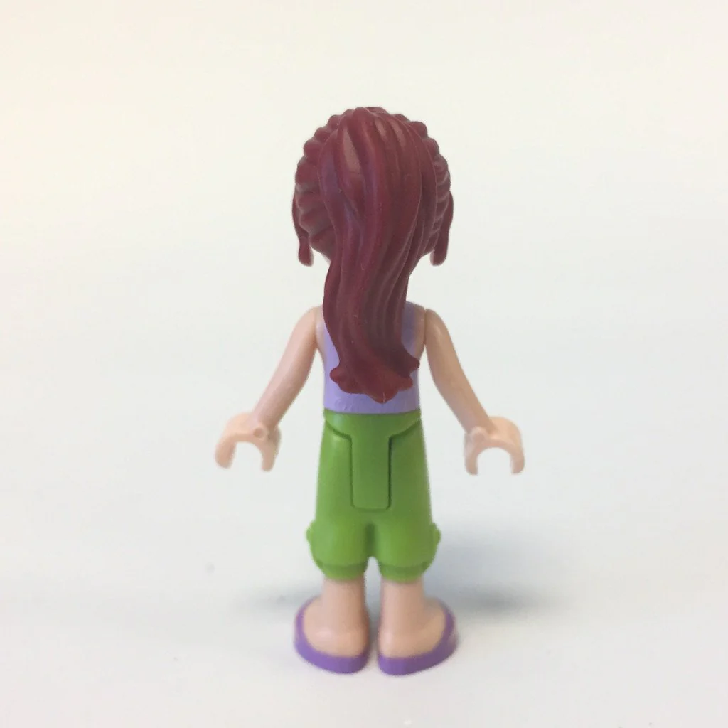 Mia, Lime Cropped Trousers, Lavender Top - Image 2