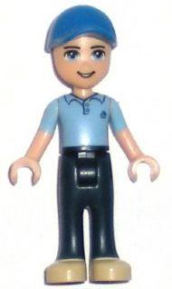 Andrew, Dark Blue Trousers, Medium Blue Polo Shirt, Blue Cap