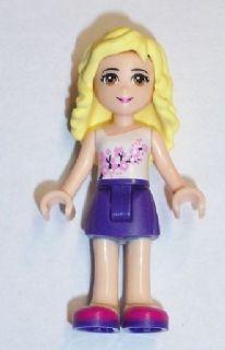 Naya, Dark Purple Skirt, White Top with Pink Flowers (Book 9781465418944)
