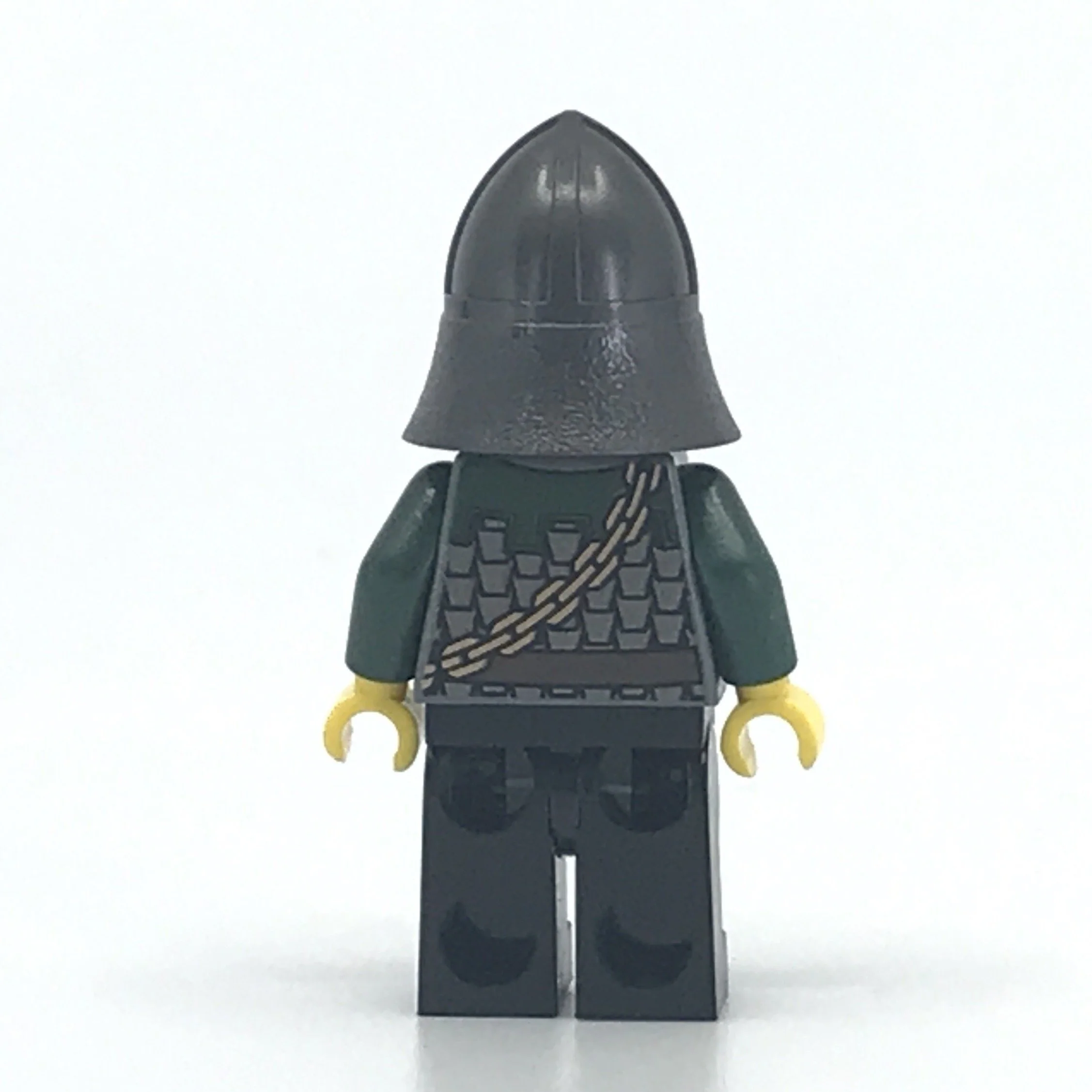 Kingdoms - Dragon Knight Scale Mail with Chain and Belt, Helmet with Neck Protector, Scowl - Image 2