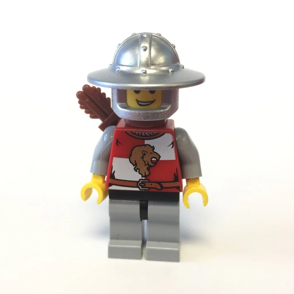 Kingdoms - Lion Knight Quarters, Helmet with Broad Brim, Quiver, Open Grin