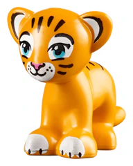 Lion / Tiger, Friends / Elves, Cub