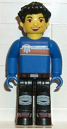 Max, Blue Torso, Black Legs