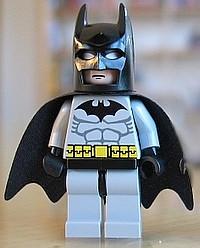 Batman, Light Bluish Gray Suit with Black Mask