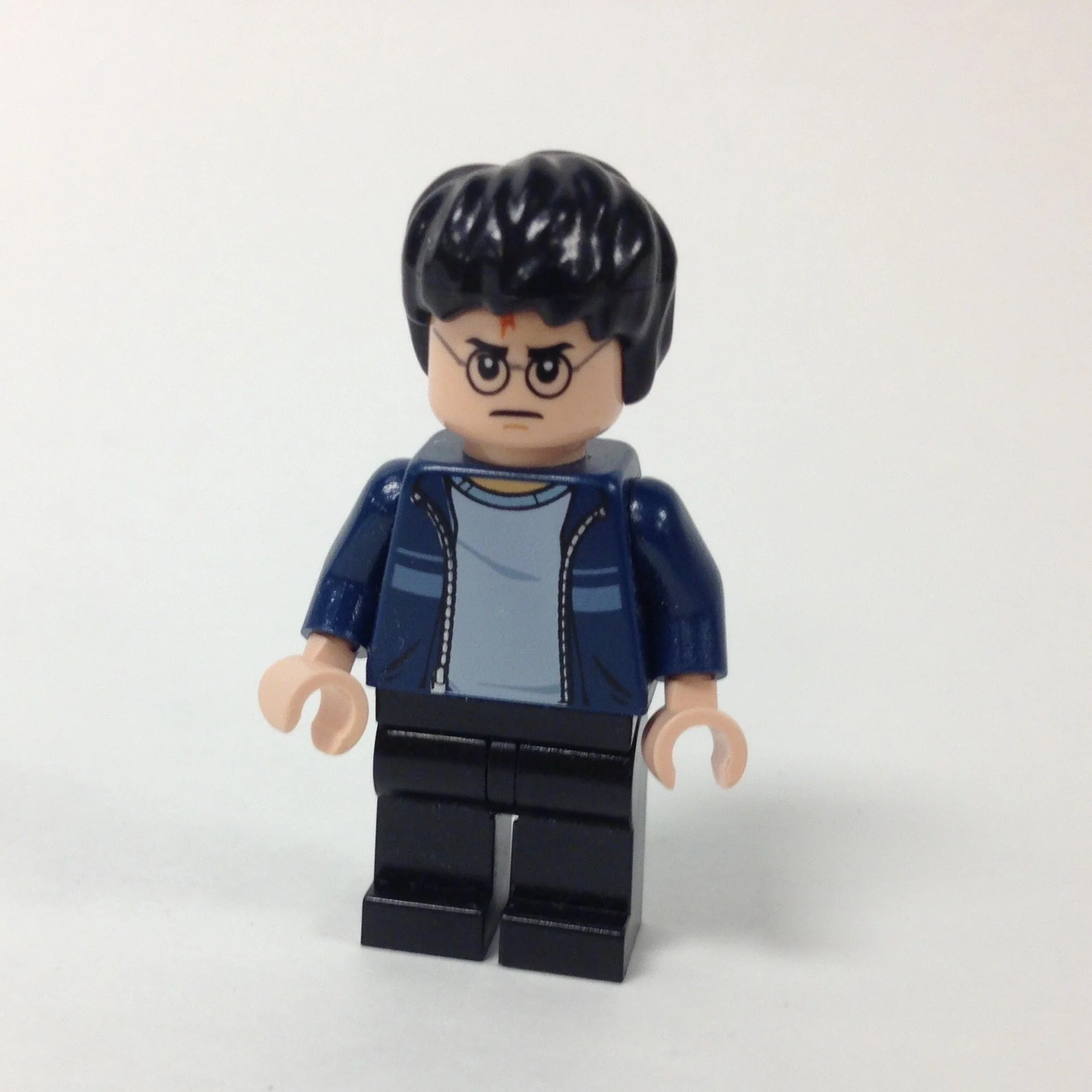 Harry Potter, Dark Blue Open Jacket with Stripe, Black Legs - Image 2