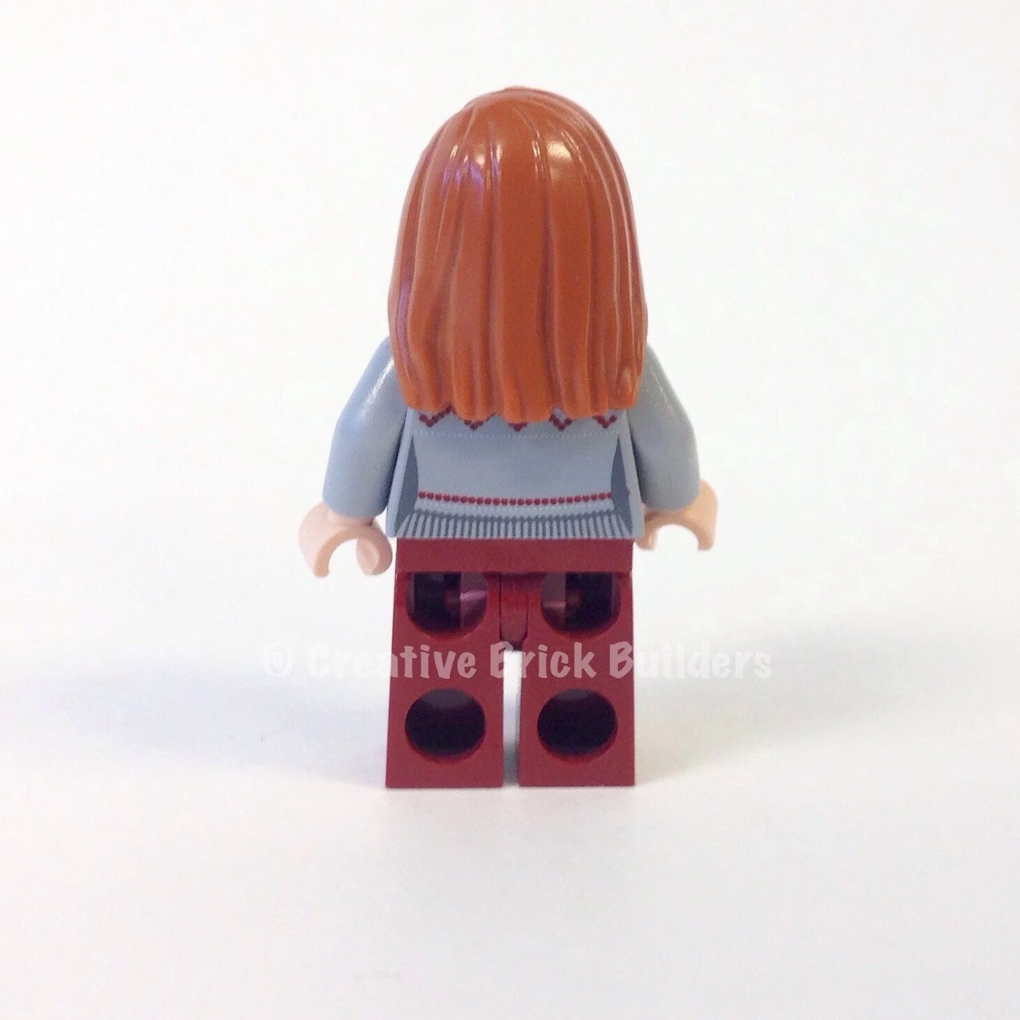 Ginny Weasley, Light Bluish Gray Knitwear, Dark Red Legs with Pocket Pattern - Image 2