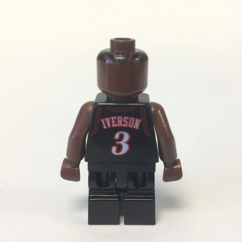 NBA Allen Iverson, Philadelphia 76ers #3 (Black Uniform) - Image 2