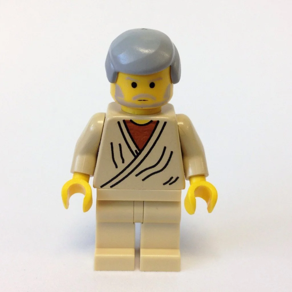 Obi-Wan Kenobi (Old with Light Bluish Gray Hair) - Set 4501