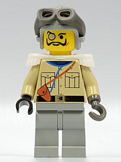 Baron Von Barron with Light Gray Flying Helmet