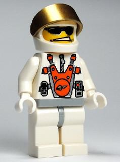 Mars Mission Astronaut with Helmet and Sunglasses, Smirk, and Headset