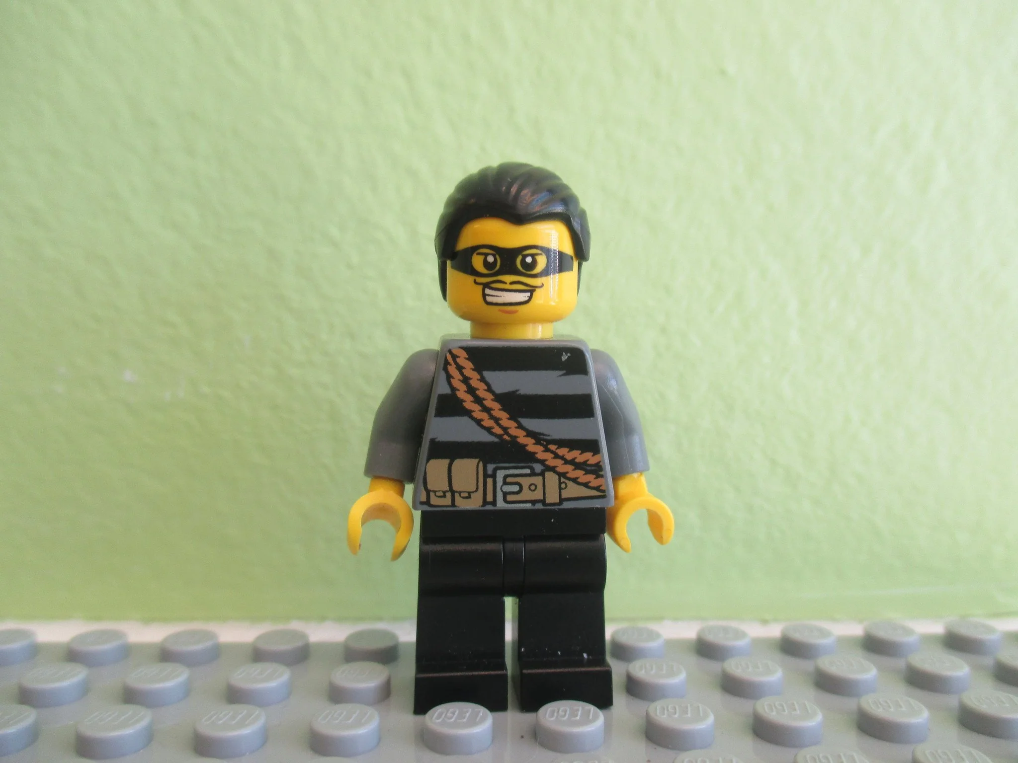 Police - City Burglar, Black Hair, Mask