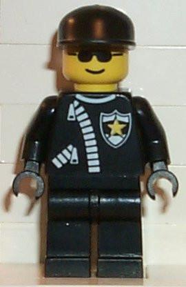 Police - Zipper with Sheriff Star