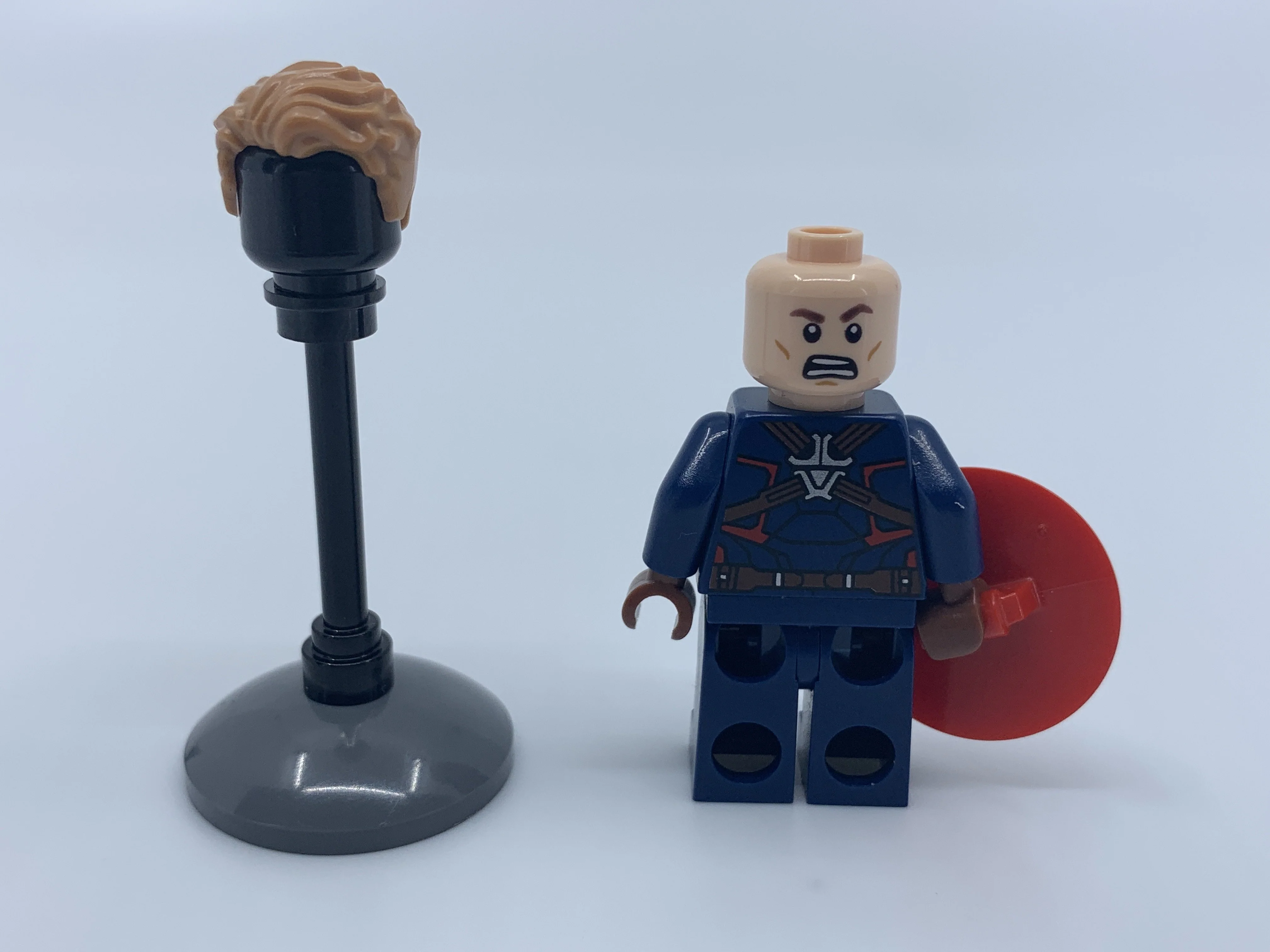 Captain America - Detailed Suit - Dark Brown Eyebrows - Image 2