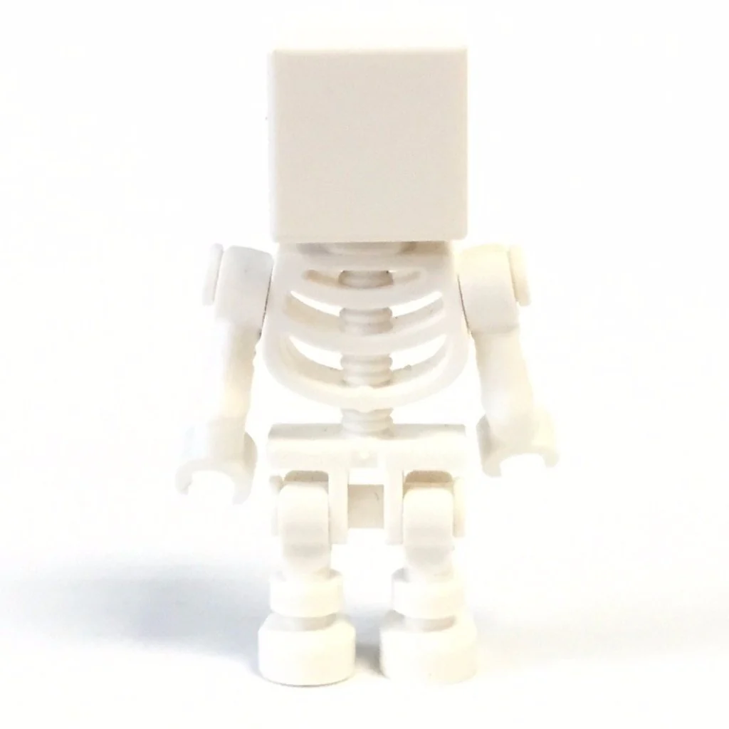 Skeleton With Cube Skull - Image 2