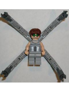 Dr. Octavious (Octavius) / Doc Ock, Light Bluish Gray Torso, Light Bluish Gray Legs - With Arms