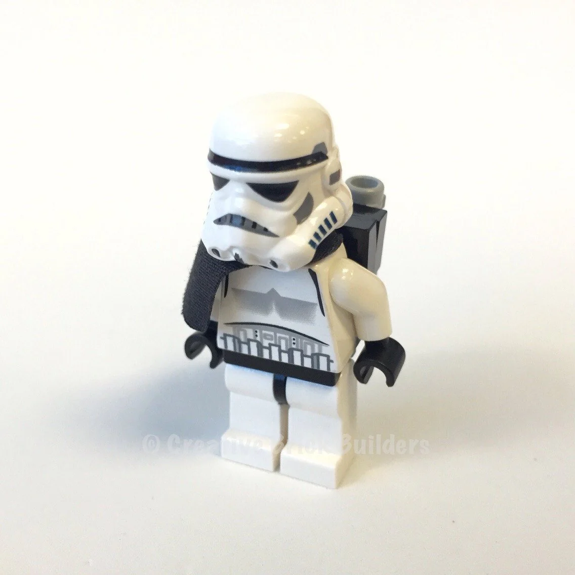 Stormtrooper (Tatooine) with Black Pauldron, Re-Breather on Back, 'Sandtrooper' (Dotted Mouth Pattern)