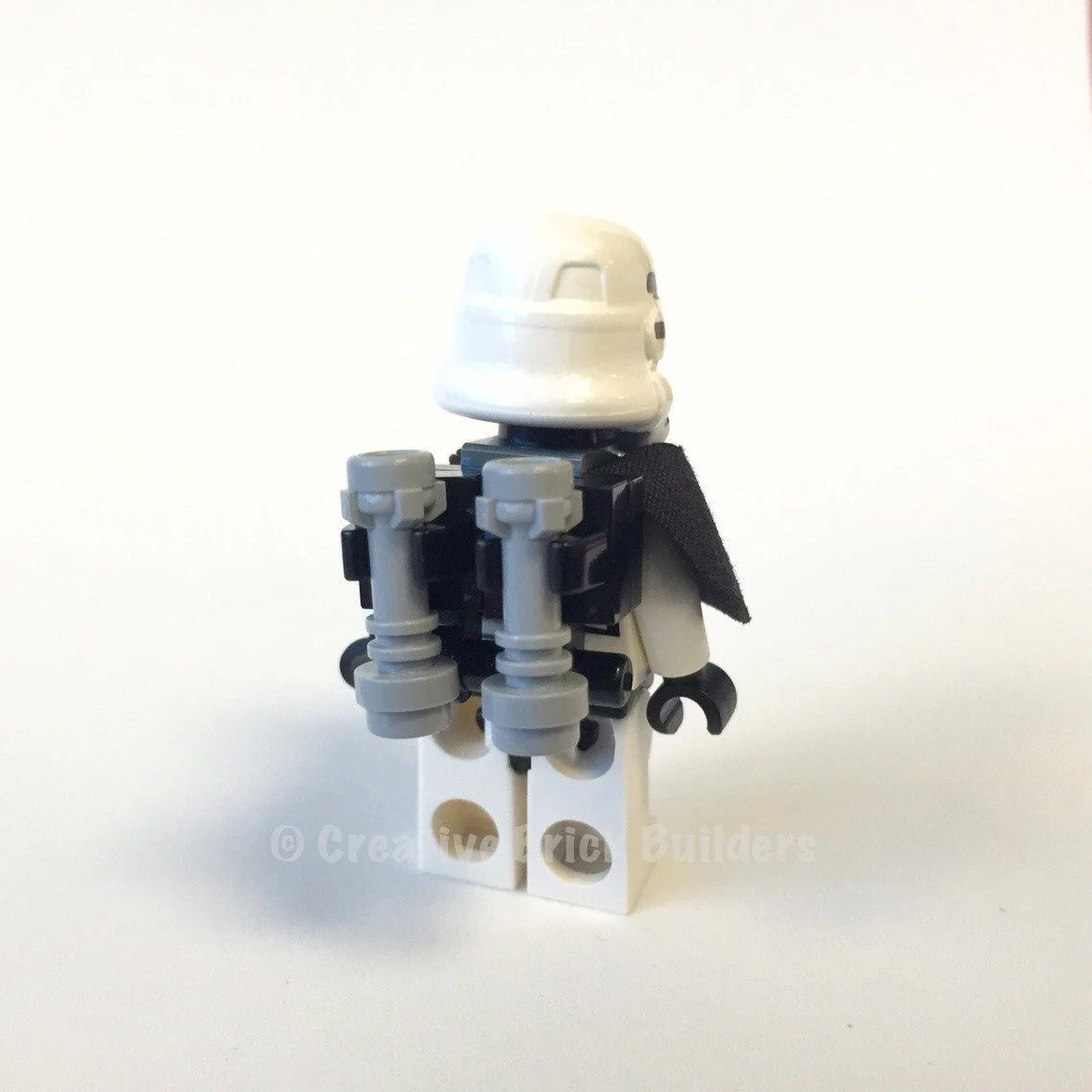 Stormtrooper (Tatooine) with Black Pauldron, Re-Breather on Back, 'Sandtrooper' (Dotted Mouth Pattern) - Image 2