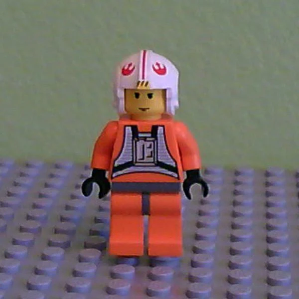 Luke Skywalker (Pilot with Dark Bluish Gray Hips)