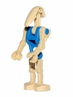 Battle Droid Pilot with Blue Torso and Straight Arm