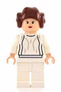 Princess Leia (White Dress, Light Flesh, Smooth Hair)