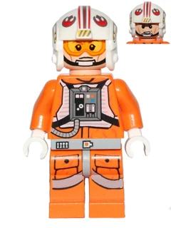 Luke Skywalker (Pilot, Printed Legs, Cheek Lines) (75049)