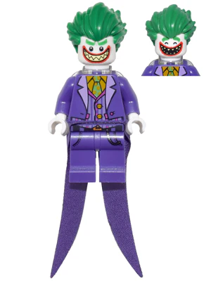 The Joker - Long Coattails, Smile with Pointed Teeth Grin, Neck Bracket (70900)