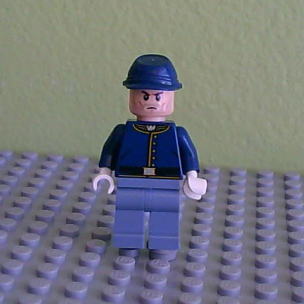 Cavalry Soldier - Brown Eyebrows, Stubble